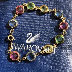 Swarovski multi color crystals bracelet